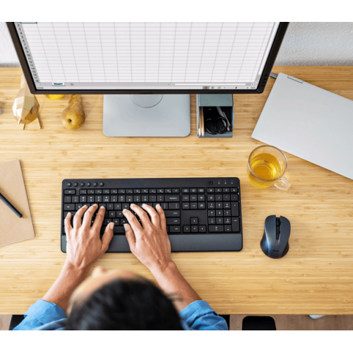 Trust Trezo toetsenbord Inclusief muis Universeel RF Draadloos QWERTY (Per stuk)