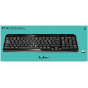 Logitech K360 toetsenbord RF Wireless QWERTY Nederlands Black (Per stuk)