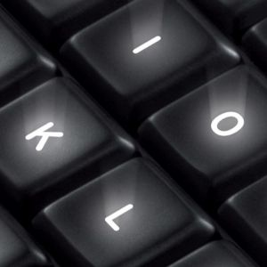 Logitech K800 toetsenbord RF Draadloos QWERTY US International Zwart (Per stuk)