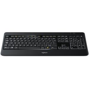 Logitech K800 toetsenbord RF Draadloos QWERTY US International Zwart (Per stuk)