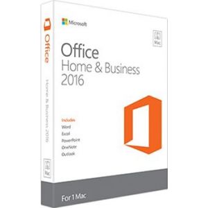 Microsoft Office 2016 Mac voor Thuisgebruik en Zelfstandigen (Per stuk)