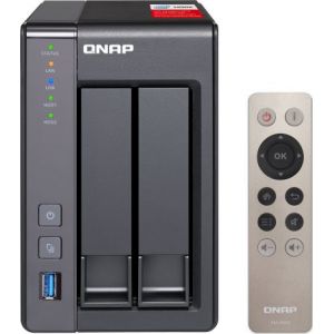 QNAP TS-251+ NAS Toren Ethernet LAN Grijs (Per stuk)