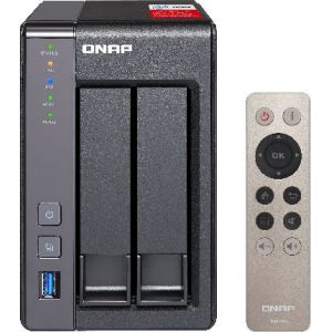 QNAP TS-251+ NAS Toren Ethernet LAN Grijs (Per stuk)
