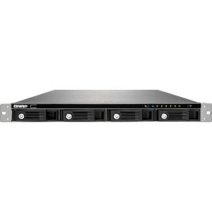 QNAP TS-453U NAS Rack (1U) Ethernet LAN Zwart data-opslag-server (Per stuk)