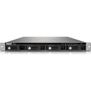 QNAP TS-453U NAS Rack (1U) Ethernet LAN Zwart data-opslag-server (Per stuk)