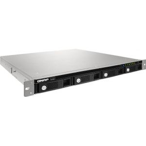 QNAP TS-453U NAS Rack (1U) Ethernet LAN Zwart data-opslag-server (Per stuk)