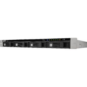 QNAP TS-453U NAS Rack (1U) Ethernet LAN Zwart data-opslag-server (Per stuk)