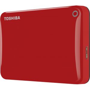 Toshiba Canvio Connect II 500GB 500GB Rood externe harde schijf (Per stuk)