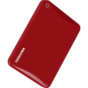 Toshiba Canvio Connect II 500GB 500GB Rood externe harde schijf (Per stuk)