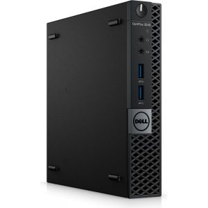 DELL OptiPlex 3040m 2.9GHz G4400T 1.2L  maat pc Zwart Mini PC (Per stuk)