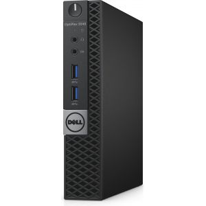 DELL OptiPlex 3040m 2.9GHz G4400T 1.2L  maat pc Zwart Mini PC (Per stuk)