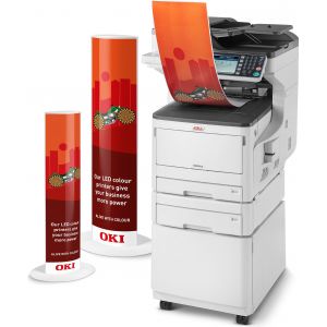 OKI MC853dnct LED 1200 x 600 DPI 23 ppm A3 (Per stuk)