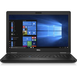 DELL Latitude 5580 2.60GHz i5-7300U 15.6" 1366 x 768Pixels Zwart Notebook (Per stuk)