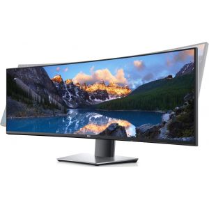 DELL UltraSharp U4919DW 124,5 cm (49") 5120 x 1440 Pixels UltraWide Dual Quad HD LCD Zwart, Zilver (Per stuk)