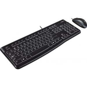 Logitech Desktop MK120 USB QWERTY US International Zwart (Per stuk)