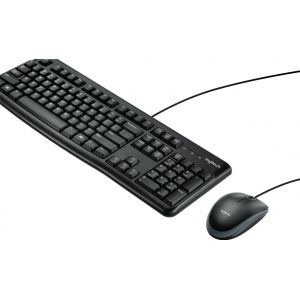 Logitech Desktop MK120 USB QWERTY US International Zwart (Per stuk)