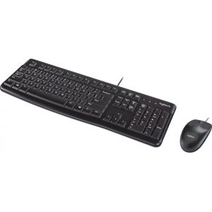 Logitech Desktop MK120 USB QWERTY US International Zwart (Per stuk)