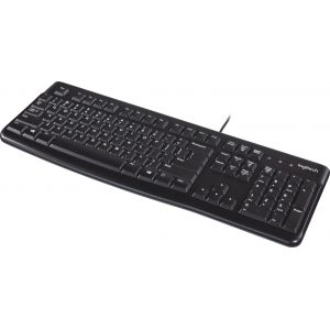 Logitech Keyboard K120 for Business toetsenbord USB QWERTY US International Zwart (Per stuk)