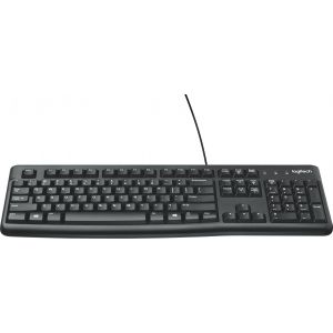 Logitech Keyboard K120 for Business toetsenbord USB QWERTY US International Zwart (Per stuk)