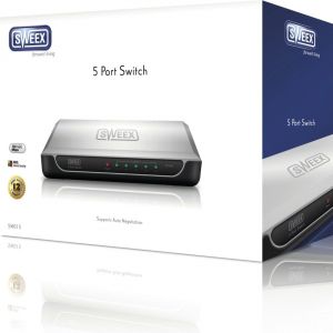 Sweex SW015 netwerk-switch (Per stuk)