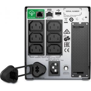 APC Smart-UPS SMT750IC Noodstroomvoeding - 6x C13, USB, SmartConnect, 750VA (Per stuk)