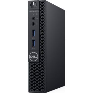 DELL OptiPlex 3070 Intel® 9ste generatie Core™ i5 i5-9500T 8 GB DDR4-SDRAM 128 GB SSD Zwart MFF Mini (Per stuk)