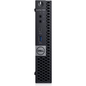 DELL OptiPlex 7060 Intel® 8ste generatie Core™ i5 i5-8500T 8 GB DDR4-SDRAM 256 GB SSD Zwart Mini PC (Per stuk)