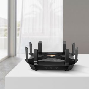 TP-LINK AX6000 draadloze router Dual-band (2.4 GHz / 5 GHz) Gigabit Ethernet Zwart (Per stuk)