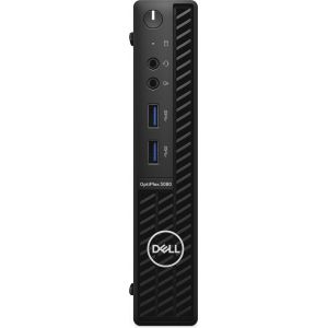 DELL OptiPlex 3080 Intel® 10de generatie Core™ i5 i5-10500T 8 GB DDR4-SDRAM 128 GB SSD MFF Zwart Min (Per stuk)