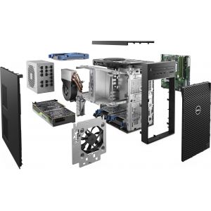 DELL Precision 3650 DDR4-SDRAM i7-10700 Tower Intel® 10de generatie Core™ i7 16 GB 512 GB SSD Window (Per stuk)