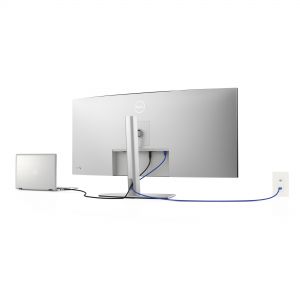 DELL UltraSharp U4021QW 100,8 cm (39.7") 5120 x 2160 Pixels LCD Zwart, Zilver (Per stuk)
