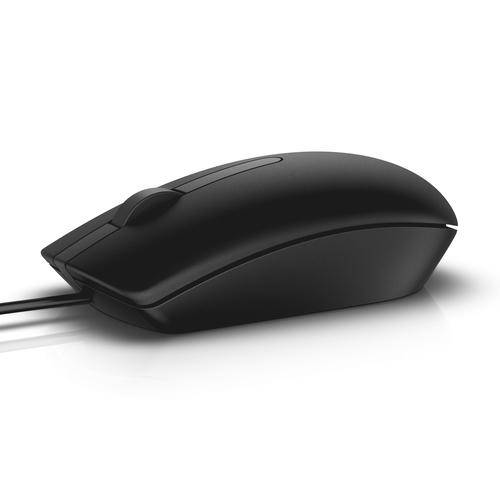 DELL MS116 muis USB Optisch 1000 DPI Ambidextrous. (Per stuk)