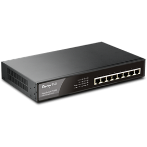 DrayTek VigorSwitch P1090 8 poorts Gigabit PoE switch (Per stuk)