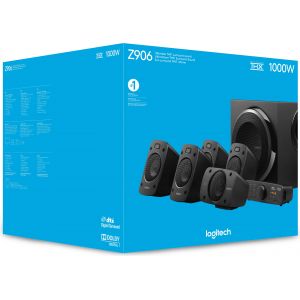 Logitech Z906 luidspreker set 5.1 kanalen 500 W Zwart (Per stuk)