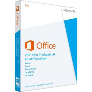 Microsoft Office 2013 voor Thuisgebruik en Zelfstandigen (Per stuk)