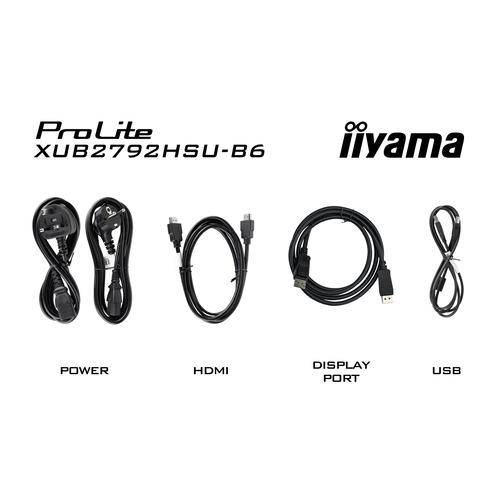 Iiyama XUB2792HSU-B6 computer monitor 68,6 cm (27")  (Per stuk)