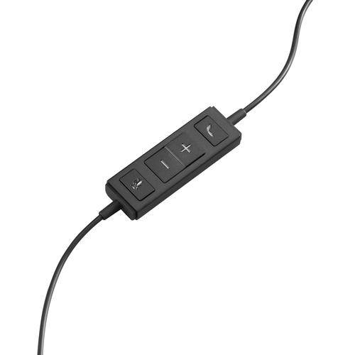 Logitech  960 USB Headset 981-000100 hoofdtelefoon Type-A Zwart  (Per stuk)