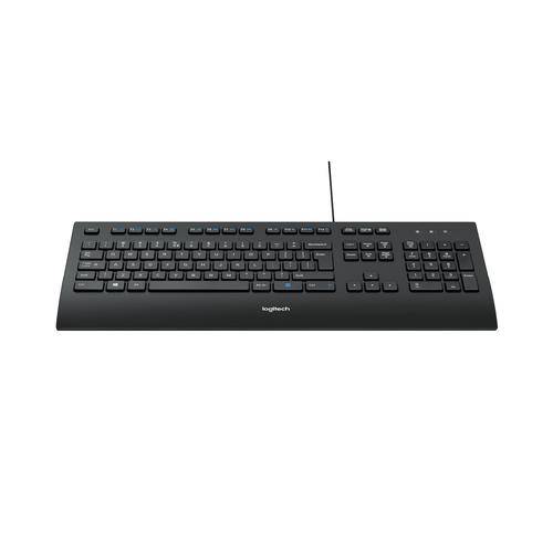 Logitech K280E Pro f/ Business toetsenbord Kantoor USB QWERTY US International Zwart (Per stuk)