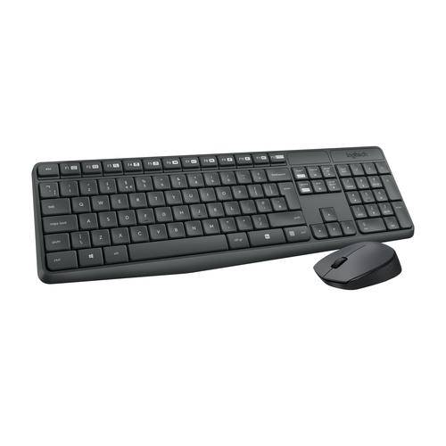 Logitech MK235 draadloos toetsenbord QWERTY (Per stuk)