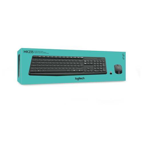 Logitech MK235 draadloos toetsenbord QWERTY (Per stuk)