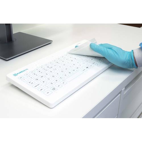 Purekeys medisch keyboard 104 toetsen USB wit (Per stuk)