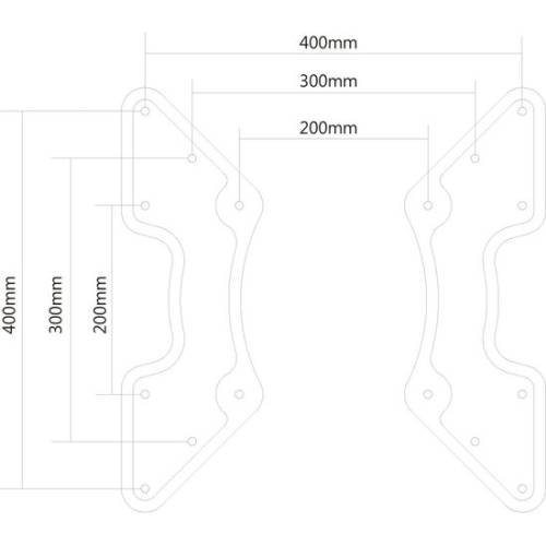 Neomounts FPMA-VESA440 VESA-adapter 27-60 (Per stuk)