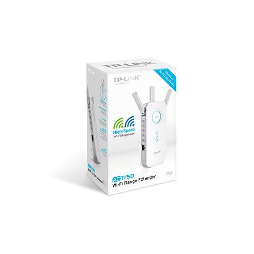 TP-Link RE450 netwerkextender Netwerkzender Wit 10, 100, 1000 Mbit/s (Per stuk)