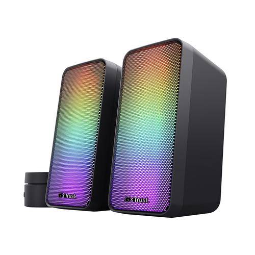 Trust GXT 611 Wezz luidspreker set 6 W PC/Laptop Zwart 2.0 kanalen 3 W (Per stuk)