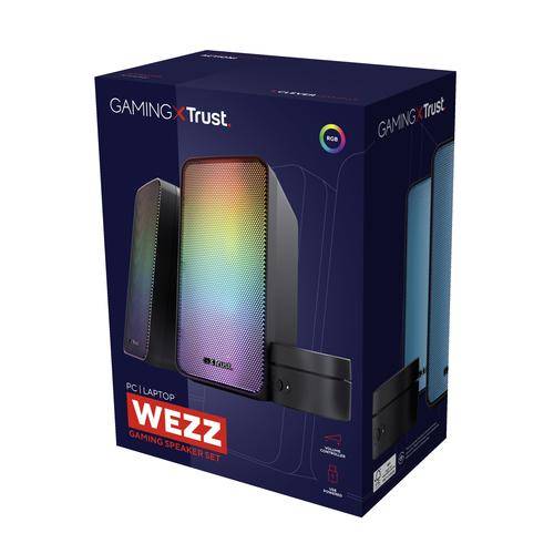 Trust GXT 611 Wezz luidspreker set 6 W PC/Laptop Zwart 2.0 kanalen 3 W (Per stuk)