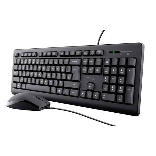 Trust Primo - Stille Keyboard en Muis set - Qwerty US (Per stuk)