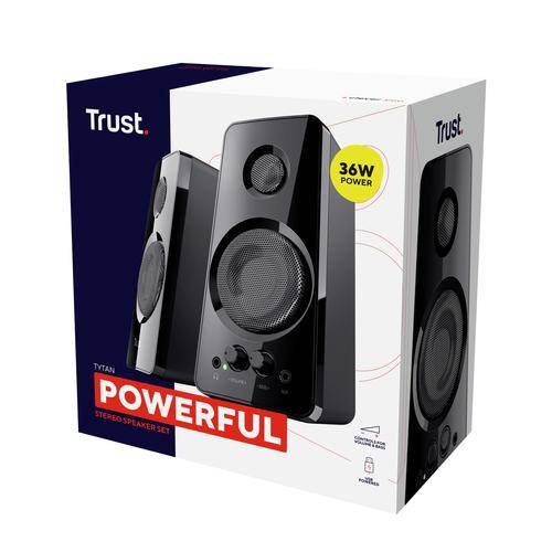 Trust Tytan 2.0 - Speakerset - Zwart (Per stuk)
