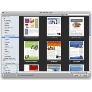 Microsoft Office:Mac 2011 voor Thuisgebruik en Studenten (Per stuk)