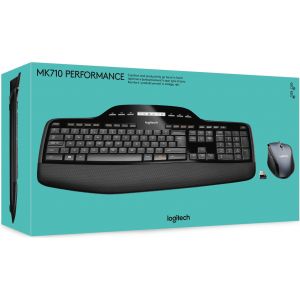 Logitech MK710 toetsenbord RF Wireless QWERTY US International Zwart (Per stuk)