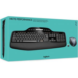 Logitech MK710 toetsenbord RF Wireless QWERTY US International Zwart (Per stuk)